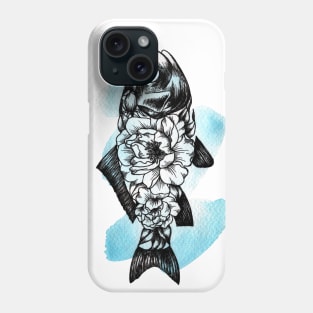 Floral Fish Phone Case