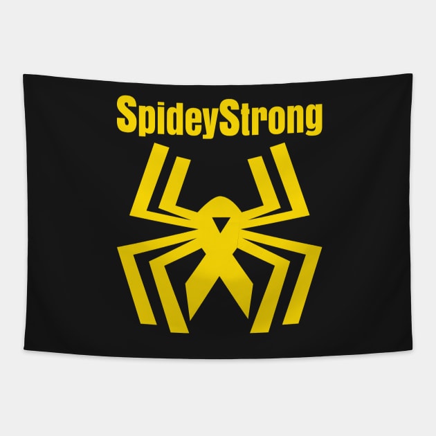 Spidey Strong Tapestry by Teamtsunami6