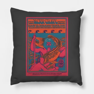 1967 Moby Grape concert ticket Pillow