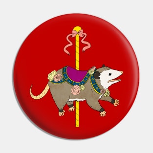 Opossum Carousel Pin