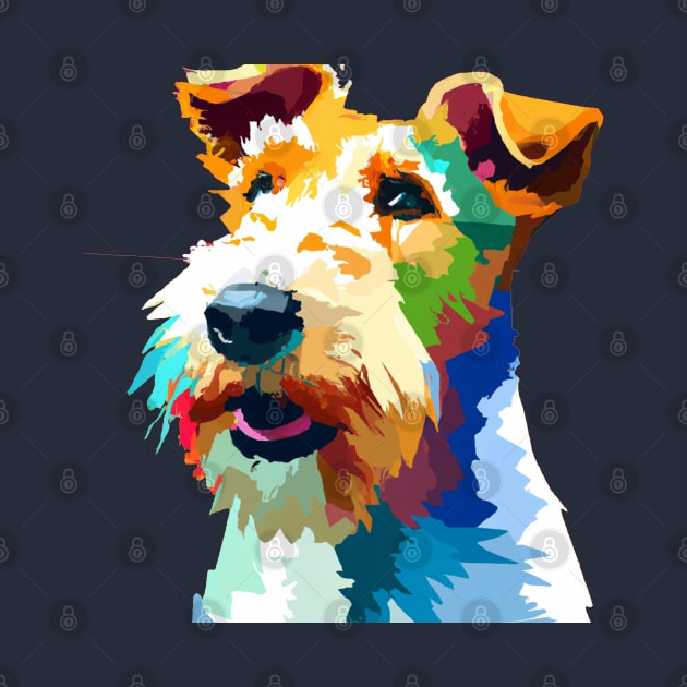 Wire Fox Terrier Pop Art - Dog Lover Gifts by PawPopArt