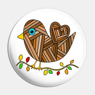 AUTUMN Bird Pin