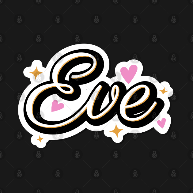 Eve name cute design by BrightLightArts