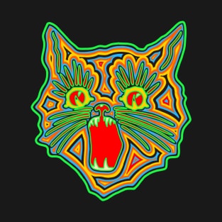 Psychedelic Cat T-Shirt