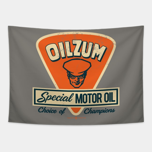 Vintage Oilzum Motor Oil Tapestry by StudioPM71