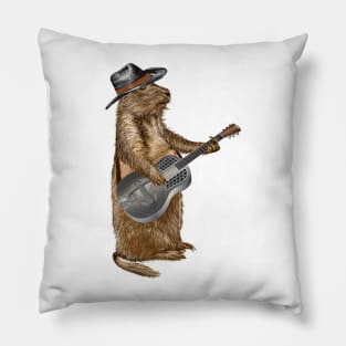 Prairie Dog Guitar Pillow