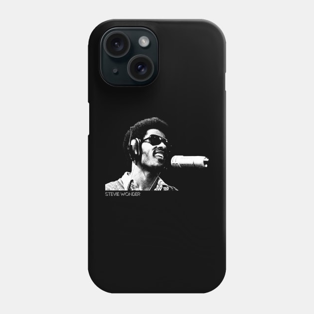 Stevie Wonder Retro Portrait Phone Case by GekNdangSugih