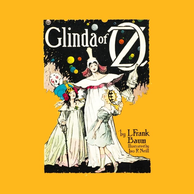 Glinda of Oz L Frank Baum Vintage Book Cover by buythebook86