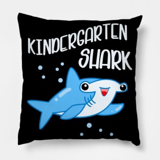 Kindergarten Shark Funny Kids Design Pillow