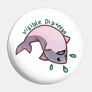 Distressed Shark Pin