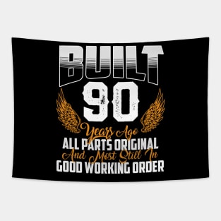 Built 90 Years Ago 90th Birthday 90 Years Old Bday Tapestry