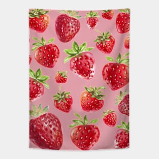Sweet Strawberries Tapestry