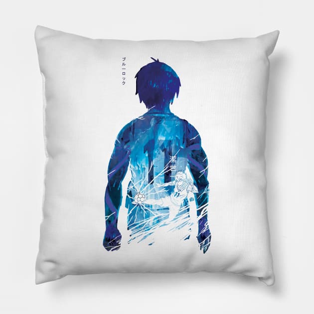 Direct Shot:Isagi Blue Lock Anime Pillow by Vertei