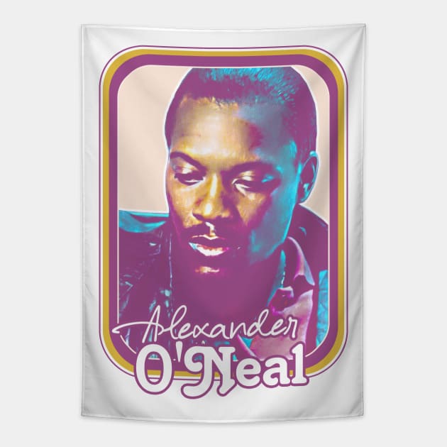 Alexander O'Neal /// 80s Retro Fan Design Tapestry by DankFutura