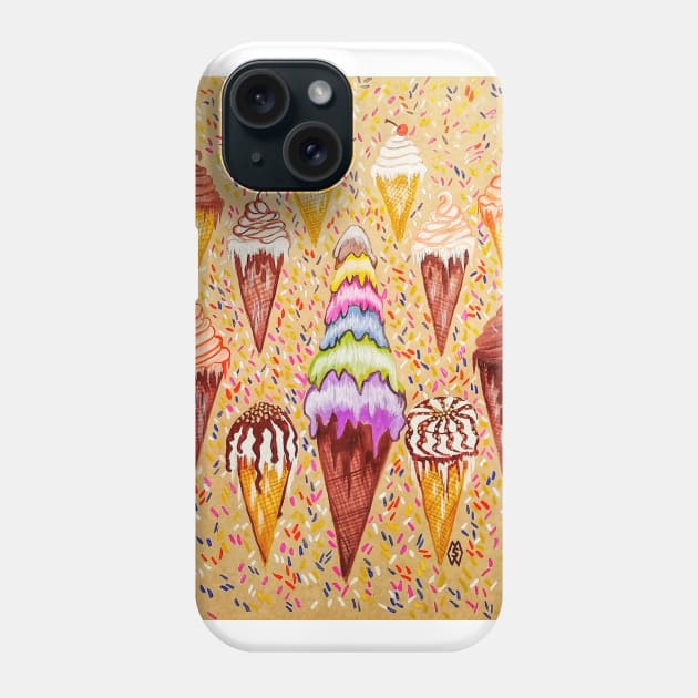 Ice Cream Party Phone Case by Matt Starr Fine Art