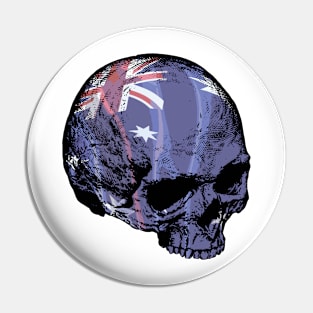 Australian Skull Pin