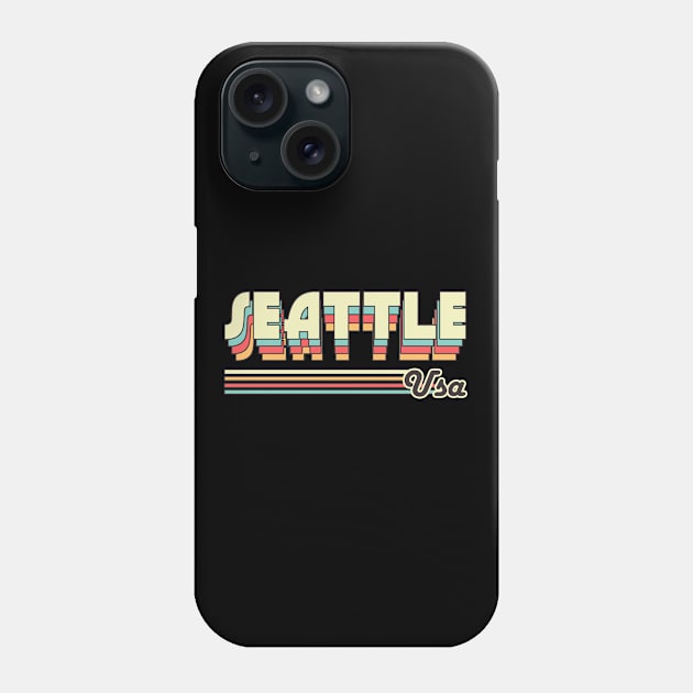 Seattle city Phone Case by SerenityByAlex