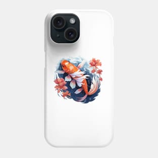 Koi Fish In A Pond Phone Case