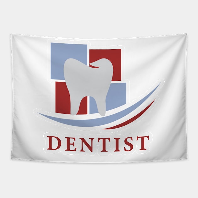 Dentist and dentistry clinic vector logo design. Tapestry by AlviStudio