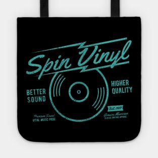 Spin Vinyl Retro Record Tote