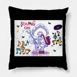 horror music lovers Pillow