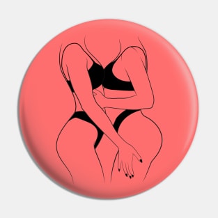 Lesbian Couple Pin