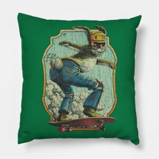 Rad Rabbit 1981 Pillow