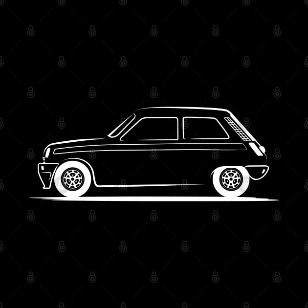 Renault 5 Le Car White by PauHanaDesign