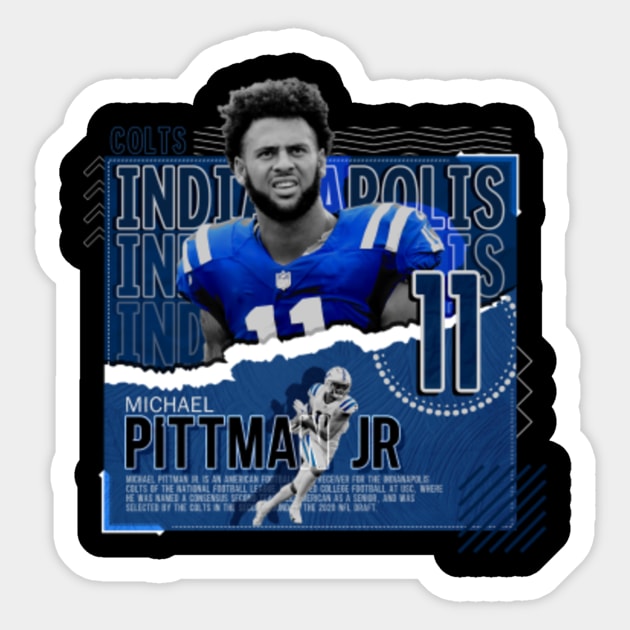 Michael Pittman Jr Football Paper Poster Colts - Michael Pittman