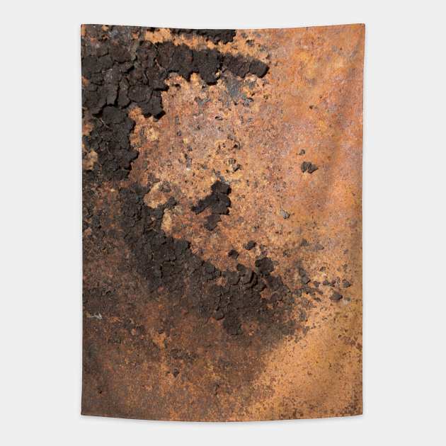 Orange texture Tapestry by textural