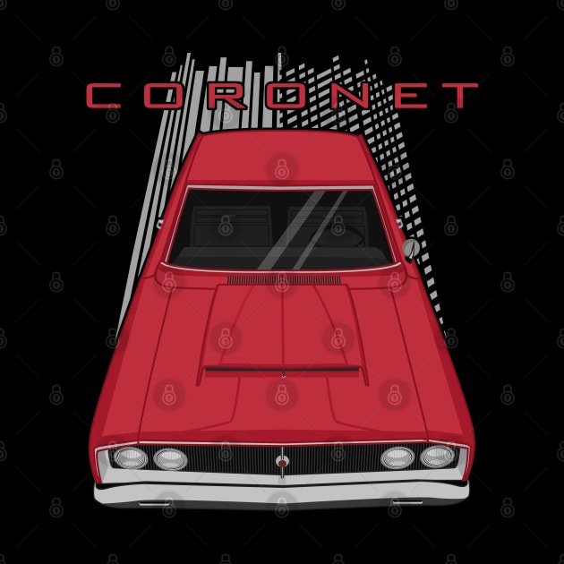 Dodge Coronet 1968 - dark red by V8social