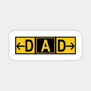 Pilot Dad, Aviation Airport Signs Magnet