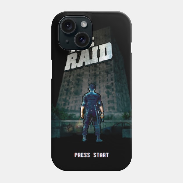 The Raid Press Start Phone Case by mikehalliday14