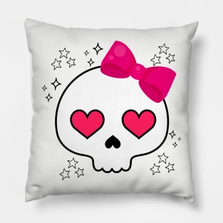 Girly Skull Pillow