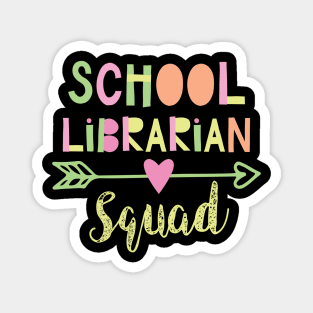 School Librarian Squad Magnet