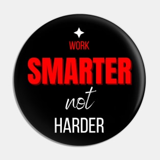 Work smarter not harder motivational design Pin