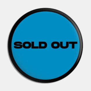 Sold Out Circle (Cyan) Pin