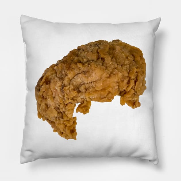 isolated CHICKEN TENDER Pillow by FOGSJ