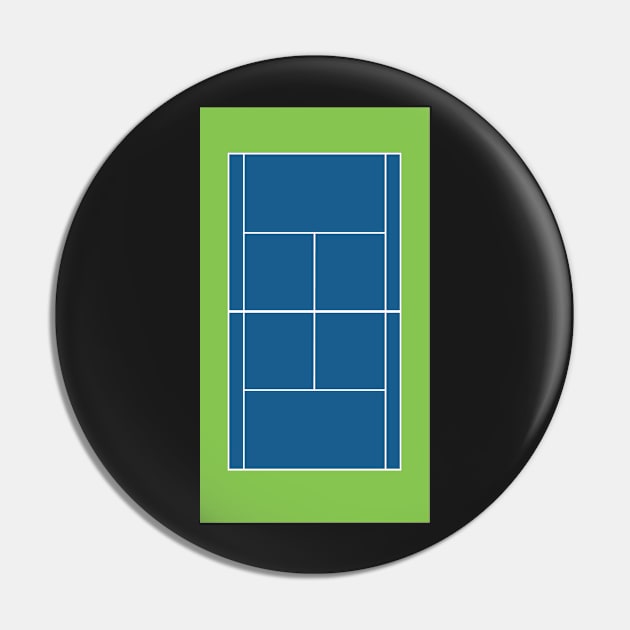 Tennis Court (Hard) Pin by dotbyedot