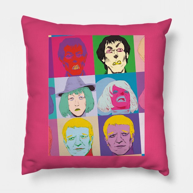 Les idoles ! Pillow by Distorsion