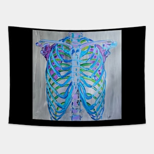 Ribcage light Tapestry