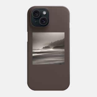 Victorian Coastal landscape Misty Morning Photo Phone Case