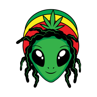 Rasta Alien T-Shirt