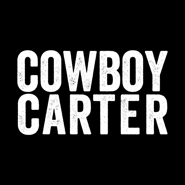 Cowboy Carter - Text Style White Font by Ipul The Pitiks