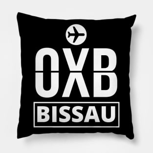 OXB - Bissau airport code Pillow