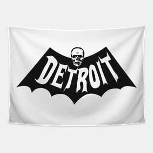 Detroit Skull Bat version 2 Tapestry