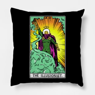 The Illusionist v2 (Collaboration with demonigote) Pillow