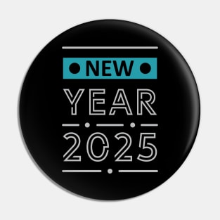 New Year 2025 Pin