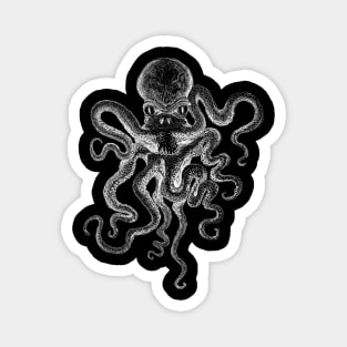 Sketchy stylized Octopus Magnet