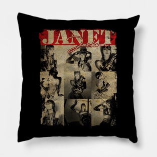 TEXTURE ART- JANET JACKSON 70S 2 Pillow